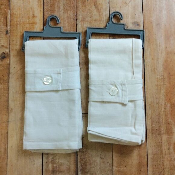 Threshold Napkins Cotton Holiday Joy Peace Cream - Picture 6 of 6